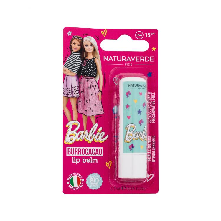 Naturaverde Barbie Lip Balm Balzam za ustnice za otroke 5,7 ml