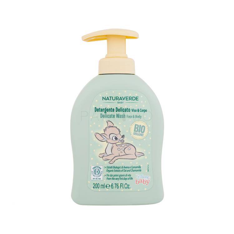 Naturaverde Disney Baby Delicate Wash Gel za prhanje za otroke 200 ml