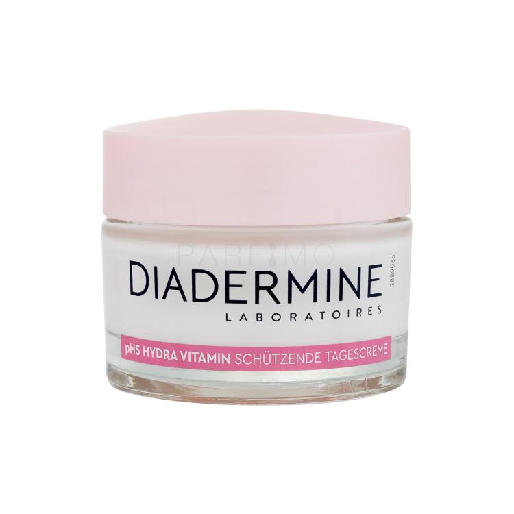 Diadermine pH5 Hydra Vitamin Day Cream Dnevna krema za obraz za ženske 50 ml poškodovana škatla