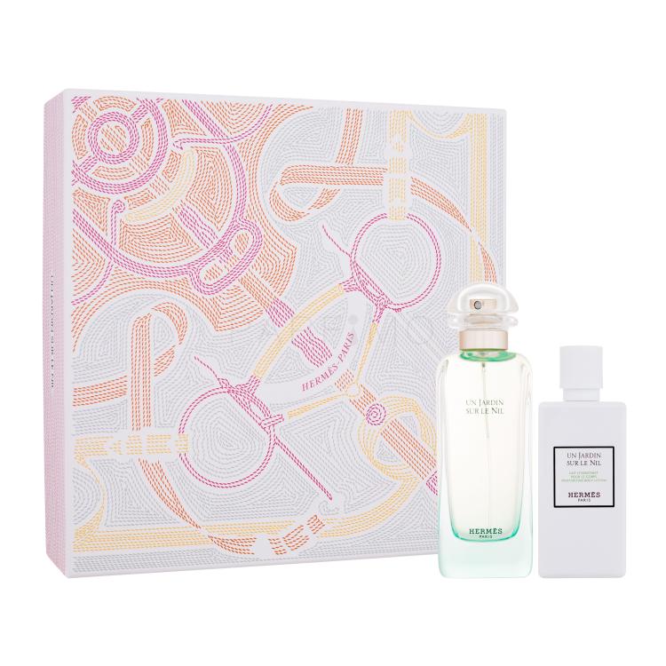 Hermes Un Jardin Sur Le Nil SET2 Darilni set toaletna voda 100 ml + losjon za telo 80 ml