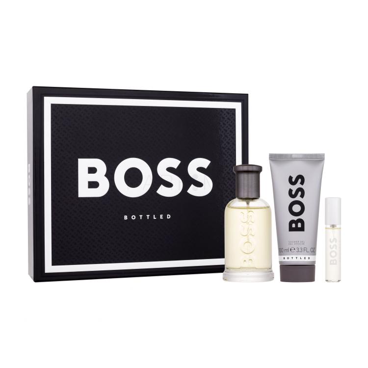 HUGO BOSS Boss Bottled SET1 Darilni set toaletna voda 100 ml + gel za prhanje 100 ml + toaletna voda 10 ml