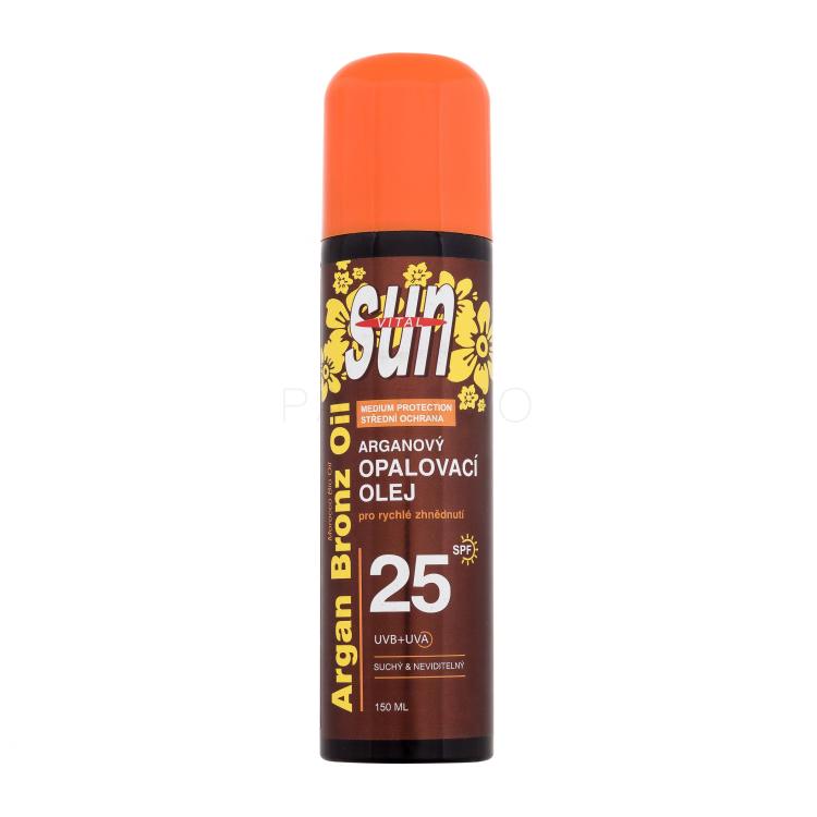 Vivaco Sun Argan Bronz Oil Spray SPF25 Zaščita pred soncem za telo 150 ml