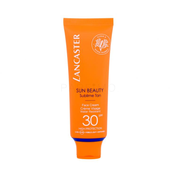 Lancaster Sun Beauty Face Cream SPF30 Zaščita pred soncem za obraz 50 ml poškodovana škatla