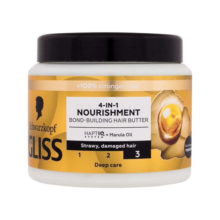 Schwarzkopf Gliss Nourishment 4-in-1 Hair Butter Maska za lase za ženske 400 ml