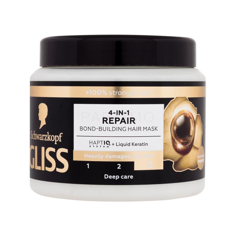 Schwarzkopf Gliss Repair 4-in-1 Hair Mask Maska za lase za ženske 400 ml