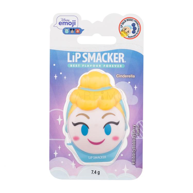 Lip Smacker Disney Emoji Cinderella #BibbityBobbityBerry Balzam za ustnice za otroke 7,4 g