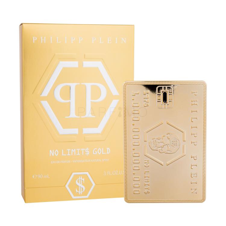 Philipp Plein No Limit$ Gold Parfumska voda za moške 90 ml poškodovana škatla