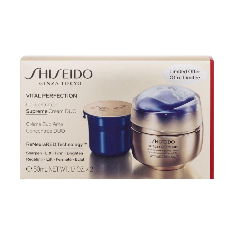 Shiseido Vital Perfection Concentrated Supreme Cream Dnevna krema za obraz za ženske Set