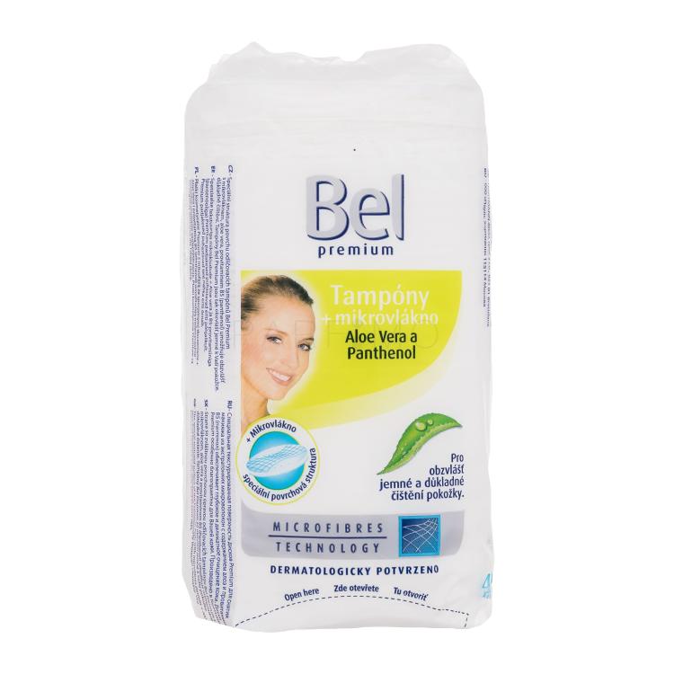 Bel Premium Pads + Microfibres Aloe Vera and Panthenol Blazinice za odstranjevanje ličil za ženske Set