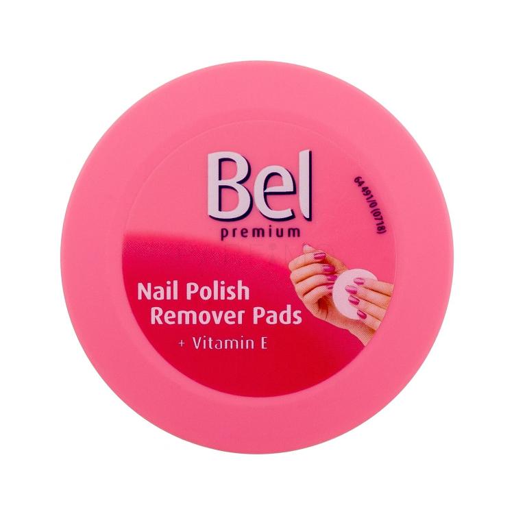 Bel Premium Nail Polish Remover Pads + Vitamin E Odstranjevalec laka za nohte za ženske Set