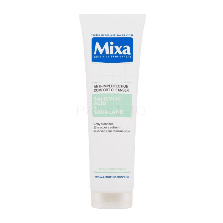 Mixa Salicylic Acid + Squalane Anti-Imperfection Comfort Cleanser Čistilni gel za ženske 150 ml