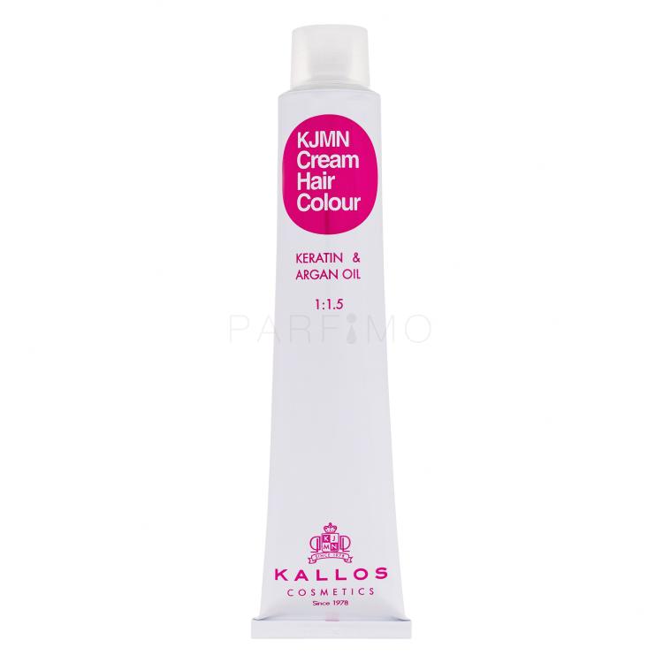 Kallos Cosmetics KJMN Cream Hair Colour Keratin &amp; Argan Oil Barva za lase za ženske 100 ml Odtenek 9.3 Very Light Golden Blond