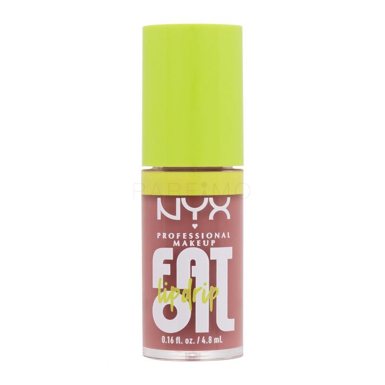 NYX Professional Makeup Fat Oil Lip Drip Olje za ustnice za ženske 4,8 ml Odtenek 09 Chillin Like A Villain