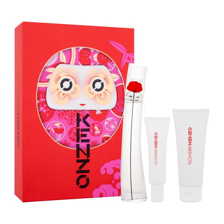 KENZO Flower By Kenzo Darilni set parfumska voda 50 ml + losjon za telo 75 ml + krema za roke 20 ml