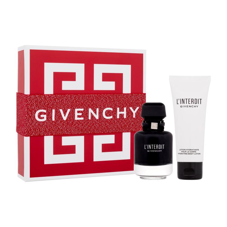 Givenchy L&#039;Interdit Intense Darilni set parfumska voda 50 ml + losjon za telo 75 ml