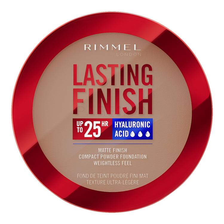 Rimmel London Lasting Finish 25H Compact Powder Foundation SPF20 Puder za ženske 7 g Odtenek 011 Caramel