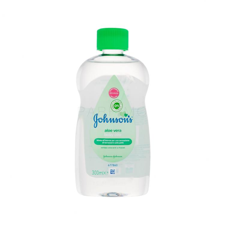 Johnson´s Baby Oil Aloe Vera Olje za telo za otroke 300 ml