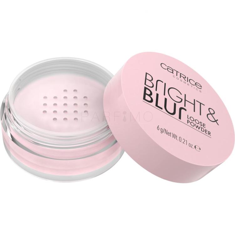 Catrice Bright &amp; Blur Loose Powder Puder v prahu za ženske 4,5 g Odtenek 010 Soft Pink