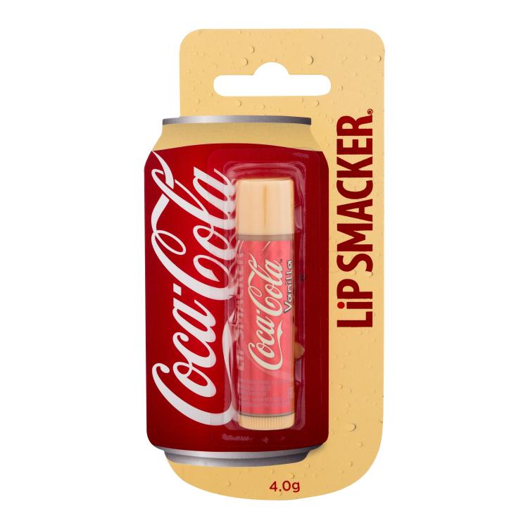 Lip Smacker Coca-Cola Vanilla Balzam za ustnice za otroke 4 g poškodovana embalaža