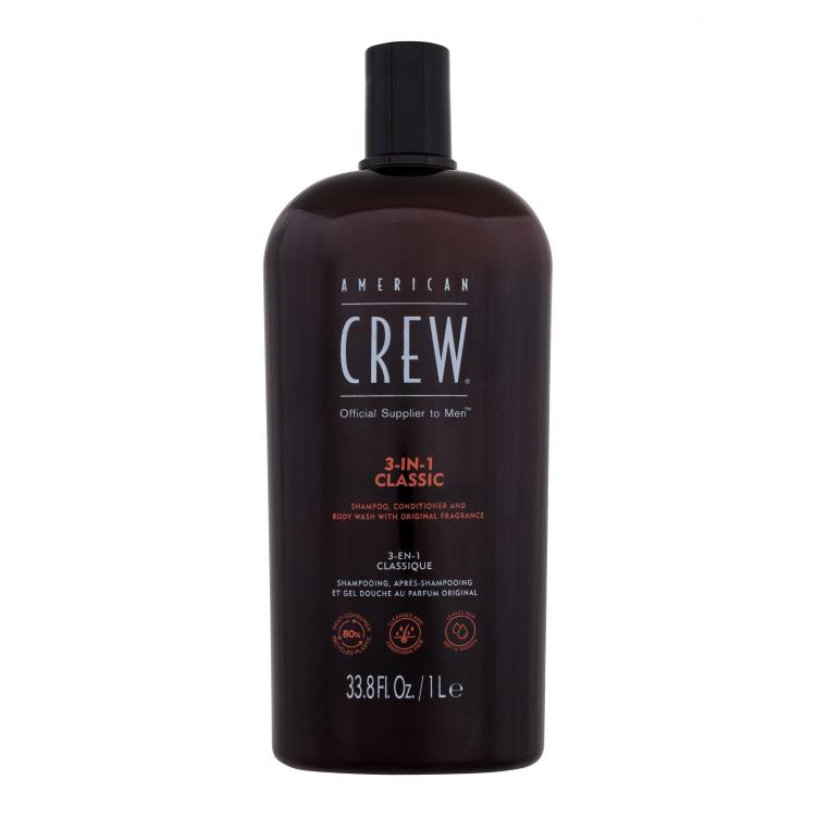 American Crew 3-IN-1 Šampon za moške 1000 ml