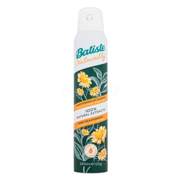 Batiste Naturally Green Tea &amp; Chamomile Suhi šampon za ženske 200 ml