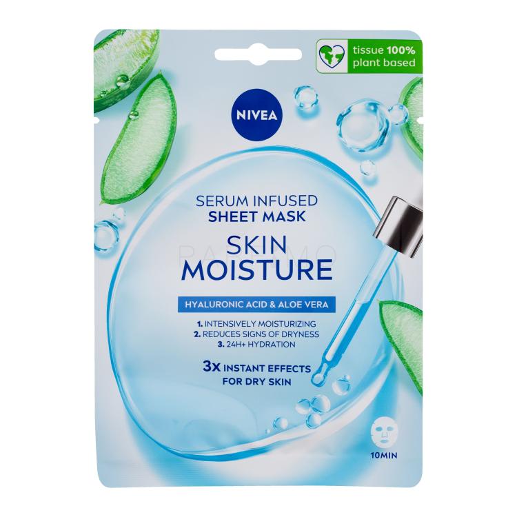 Nivea Skin Moisture Serum Infused Sheet Mask Maska za obraz za ženske 1 kos