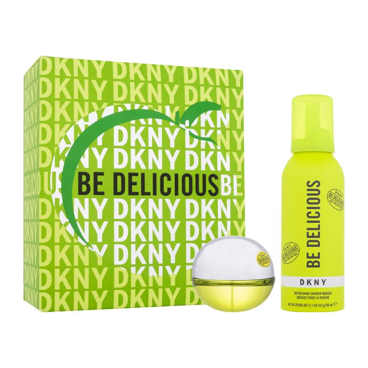 DKNY DKNY Be Delicious Darilni set parfumska voda 30 ml + pena za prhanje 150 ml