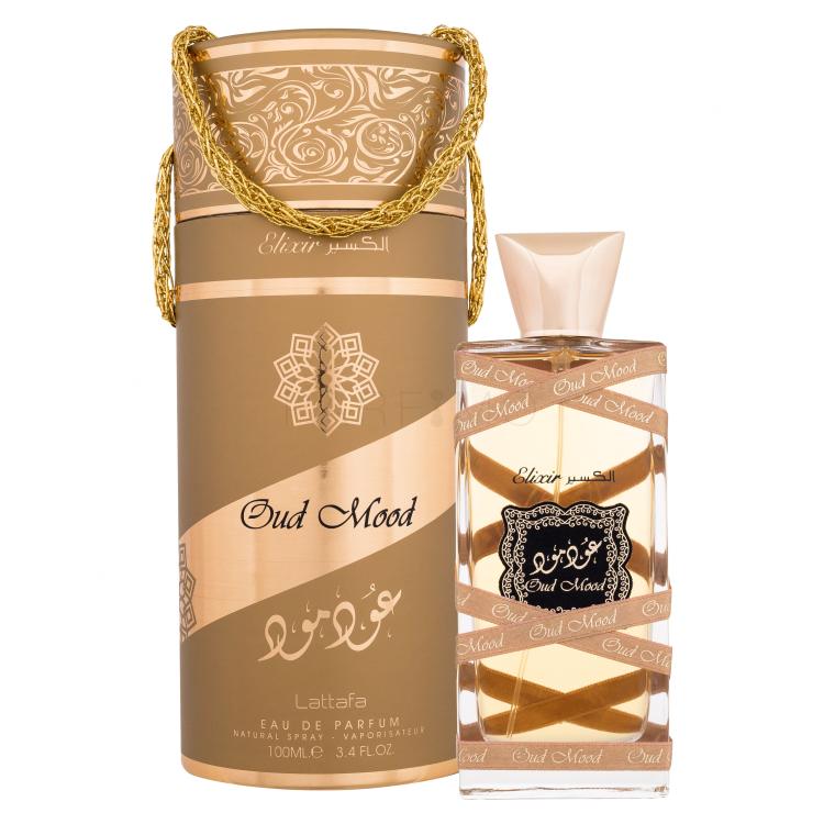 Lattafa Oud Mood Elixir Parfumska voda 100 ml poškodovana škatla