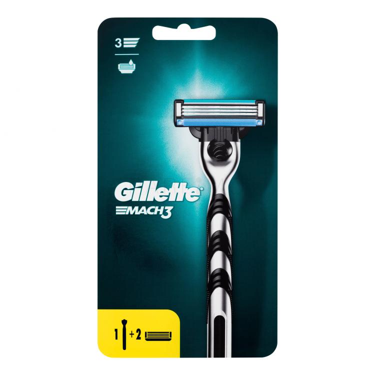 Gillette Mach3 Brivnik za moške Set poškodovana škatla