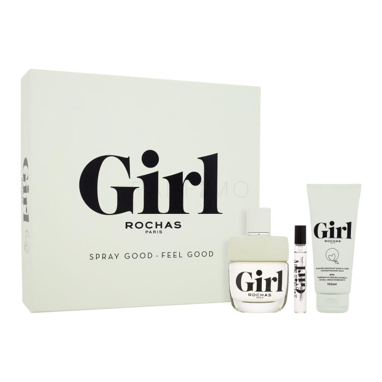 Rochas Girl Darilni set toaletna voda 100 ml + balzam za telo 100 ml + toaletna voda 7,5 ml