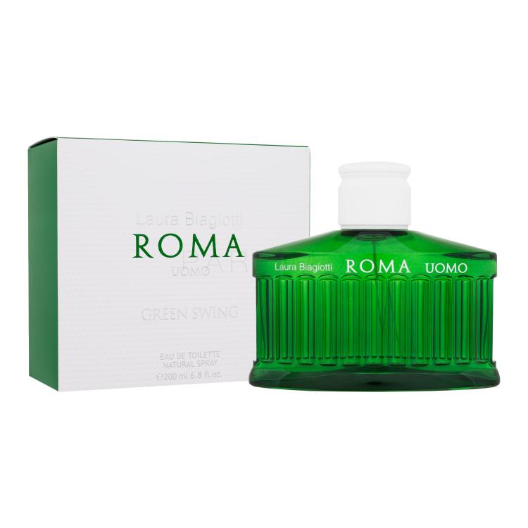 Laura Biagiotti Roma Uomo Green Swing Toaletna voda za moške 200 ml