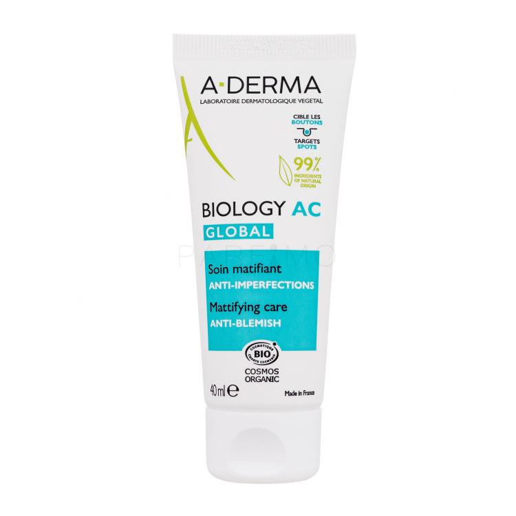 A-Derma Biology AC Global Mattifying Care Dnevna krema za obraz za ženske 40 ml