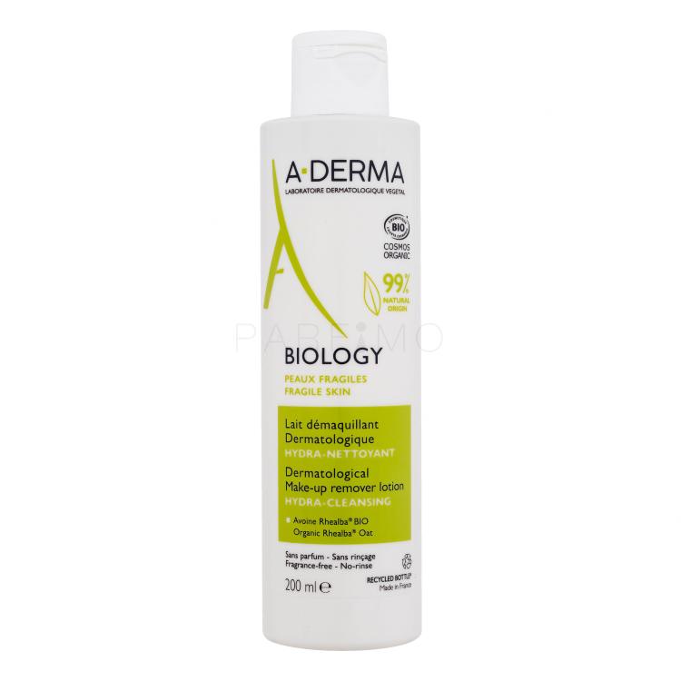 A-Derma Biology Dermatological Make-Up Remover Lotion Odstranjevalec ličil za obraz za ženske 200 ml