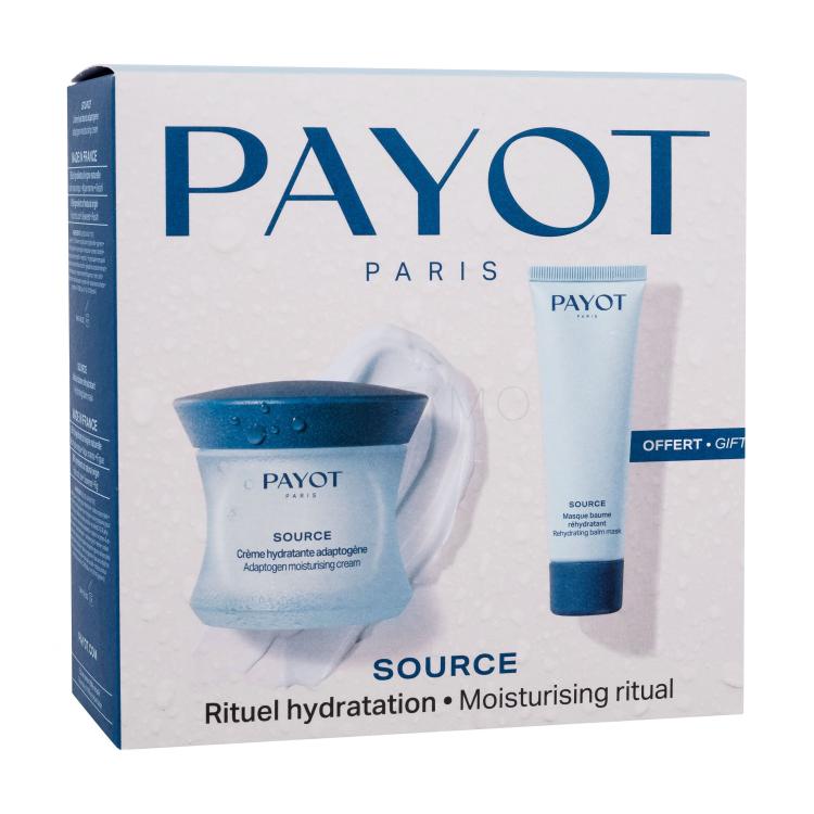 PAYOT Source Moisturizing Ritual Darilni set krema za obraz 50 ml + vlažilna maska za obraz 50 ml