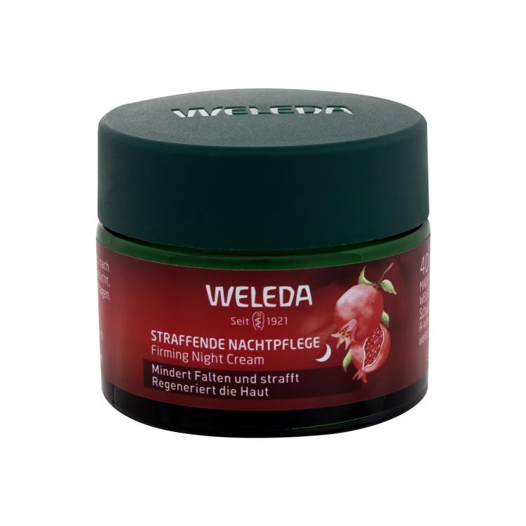 Weleda Pomegranate Firming Night Cream Nočna krema za obraz za ženske 40 ml poškodovana škatla