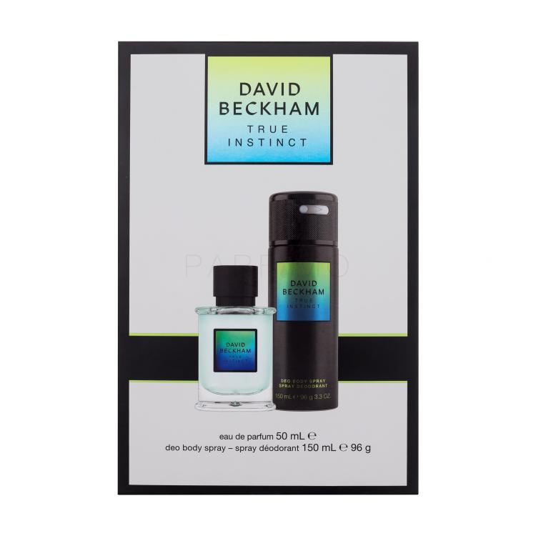 David Beckham True Instinct Darilni set parfumska voda 50 ml + deodorant 150 ml poškodovana škatla