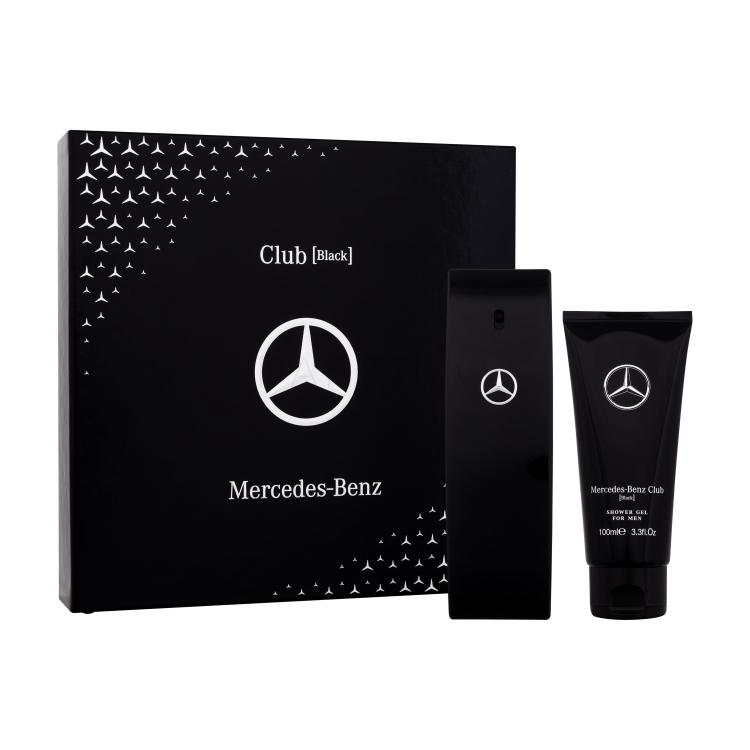 Mercedes-Benz Mercedes-Benz Club Black Darilni set toaletna voda 100 ml + gel za prhanje 100 ml