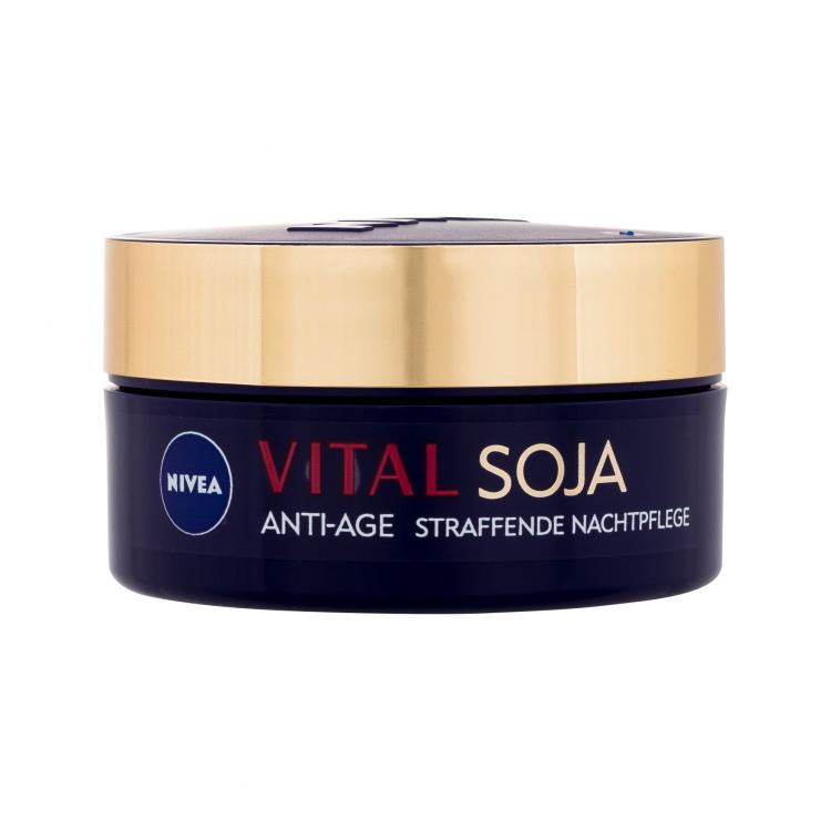 Nivea Vital Soja Anti-Age Night Cream Nočna krema za obraz za ženske 50 ml