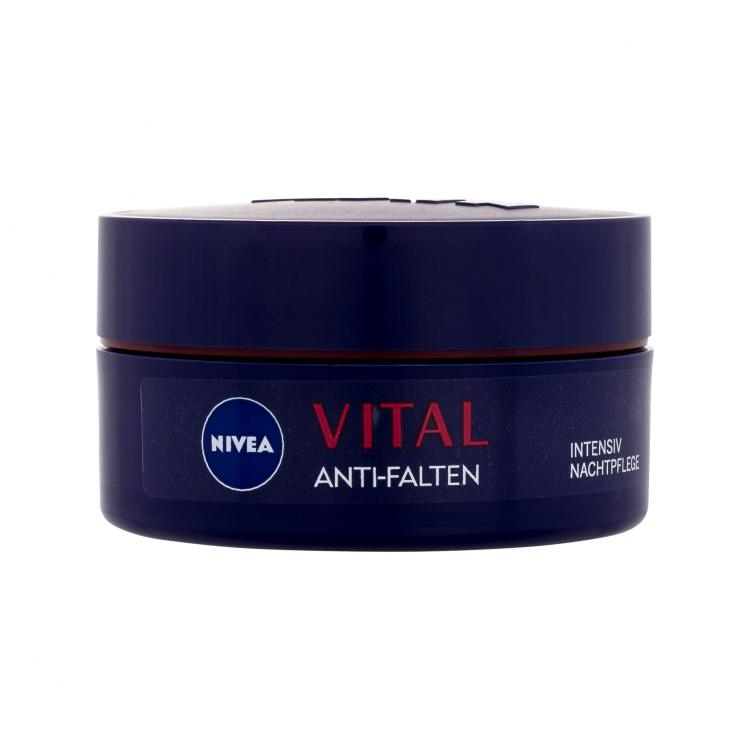 Nivea Vital Anti-Wrinkle Intensive Night Care Nočna krema za obraz za ženske 50 ml