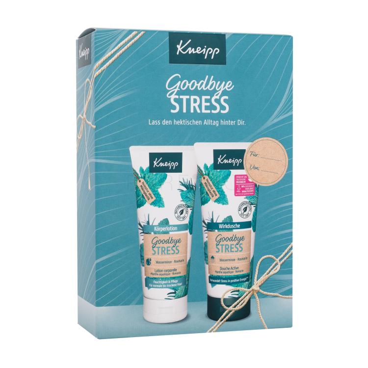 Kneipp Goodbye Stress Darilni set gel za prhanje Goodbye Stress 200 ml + losjon za telo Goodbye Stress 200 ml