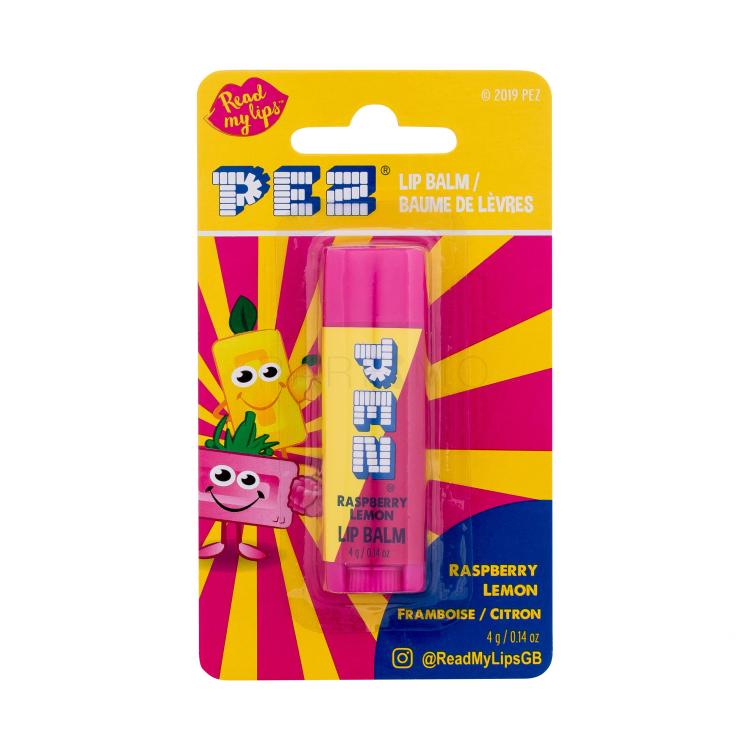 Read My Lips PEZ Raspberry Lemon Lip Balm Balzam za ustnice za ženske 4 g