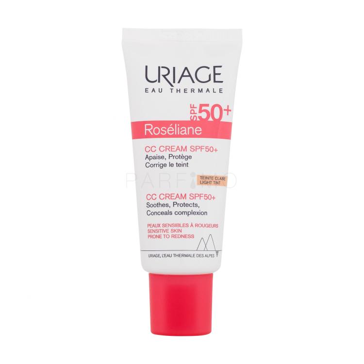 Uriage Roséliane CC Cream SPF50+ CC krema za ženske 40 ml Odtenek Light Tint