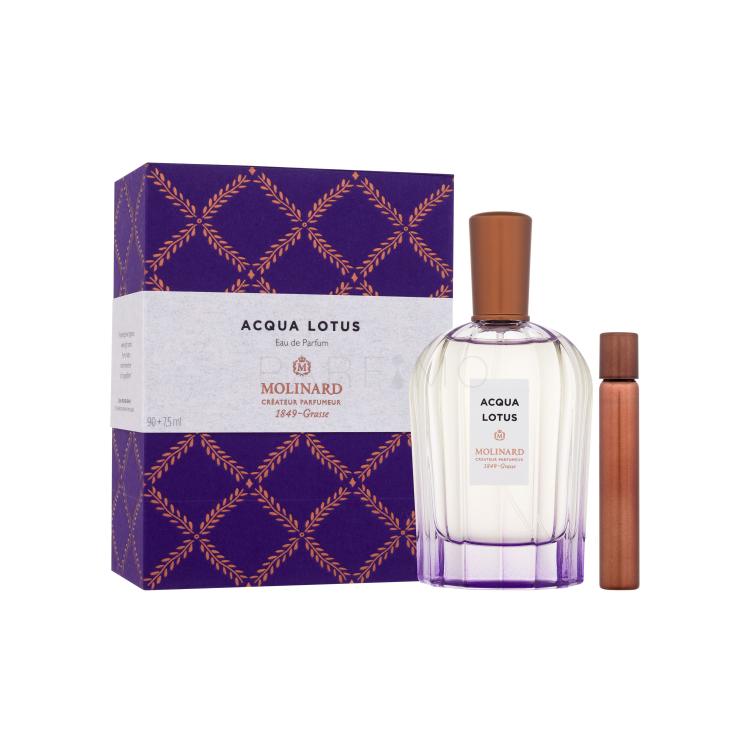 Molinard La Collection Privée Acqua Lotus Darilni set parfumska voda 90 ml + deodorant roll-on 7,5 ml