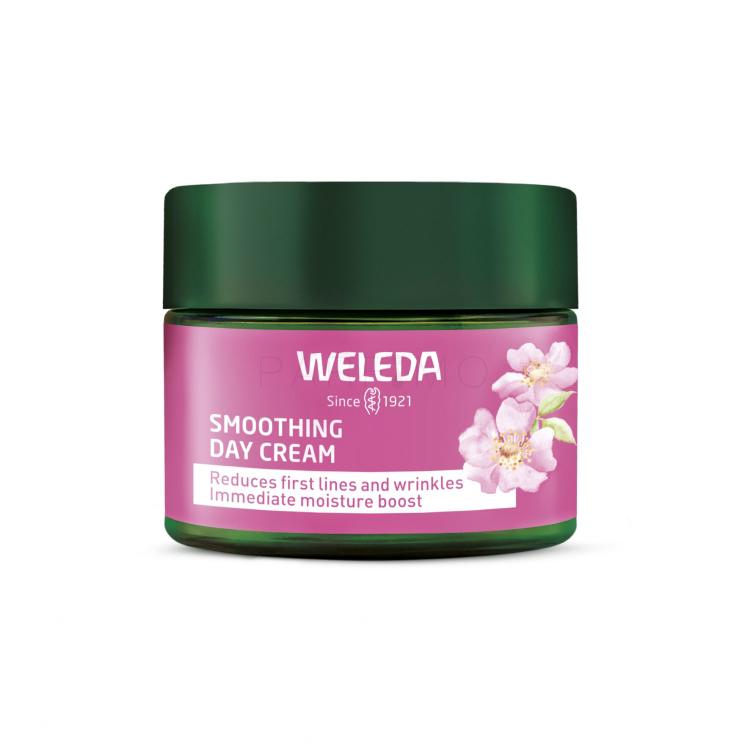 Weleda Wild Rose &amp; White Tea Smoothing Day Cream Dnevna krema za obraz za ženske 40 ml