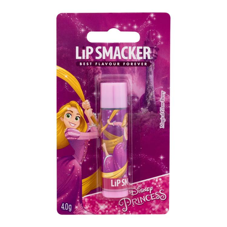 Lip Smacker Disney Princess Rapunzel Magical Glow Berry Balzam za ustnice za otroke 4 g poškodovana embalaža