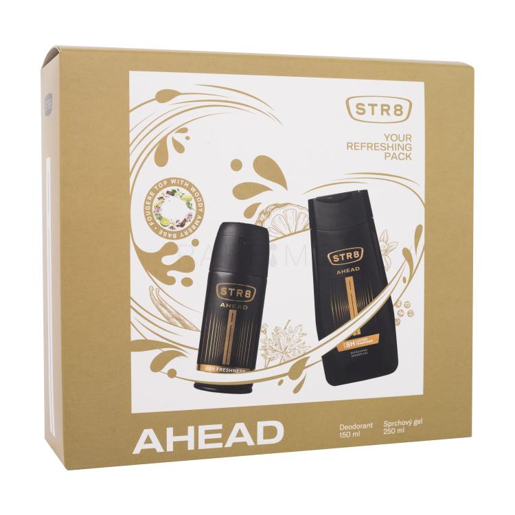 STR8 Ahead Darilni set deodorant 150 ml + gel za prhanje 250 ml poškodovana škatla