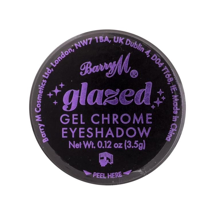 Barry M Glazed Gel Chrome Eyeshadow Senčilo za oči za ženske 3,5 g Odtenek So Exclusive