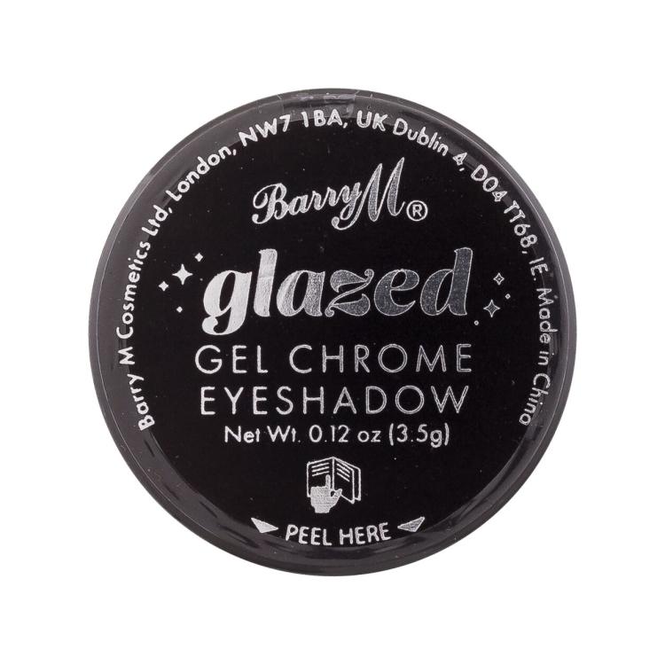 Barry M Glazed Gel Chrome Eyeshadow Senčilo za oči za ženske 3,5 g Odtenek So Enticing