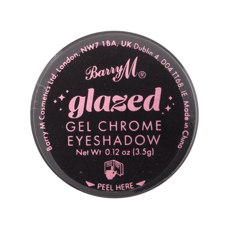 Barry M Glazed Gel Chrome Eyeshadow Senčilo za oči za ženske 3,5 g Odtenek So Persuasive