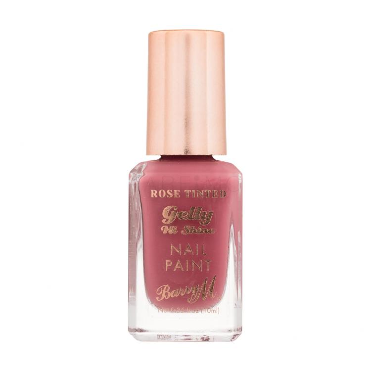 Barry M Gelly Hi Shine Rose Tinted Nail Paint Lak za nohte za ženske 10 ml Odtenek Crushed